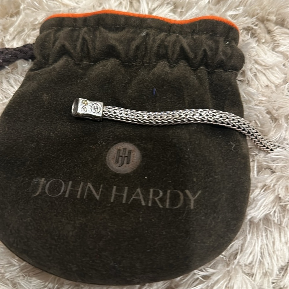 John Hardy Silver Bracelet with Gold Accent - Picture 3 of 5
